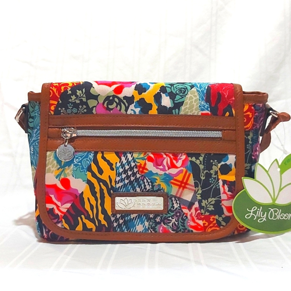 31. LILY BLOOM FLAP CROSSBODY BAG NWT!